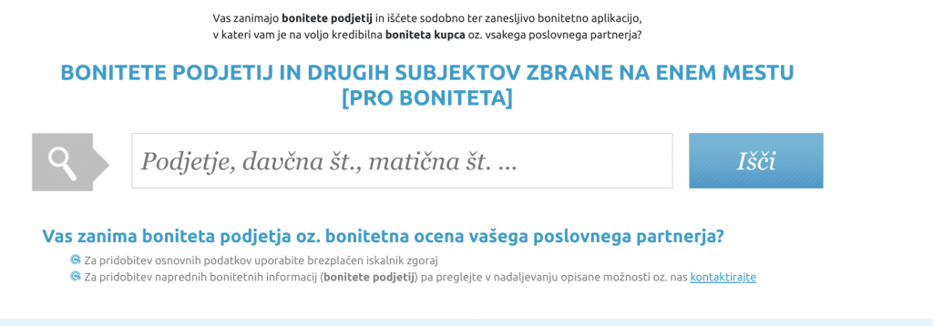 zbiranje email naslovo aplikacija ebonitete.si